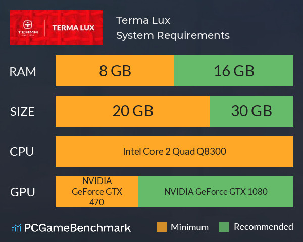 Terma Lux System Requirements PC Graph - Can I Run Terma Lux