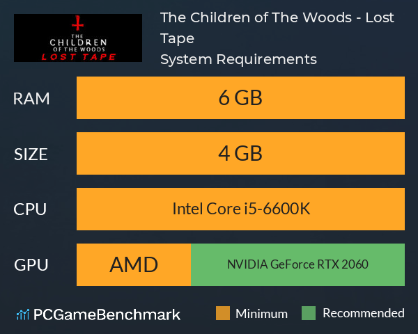 The Children of The Woods - Lost Tape System Requirements PC Graph - Can I Run The Children of The Woods - Lost Tape