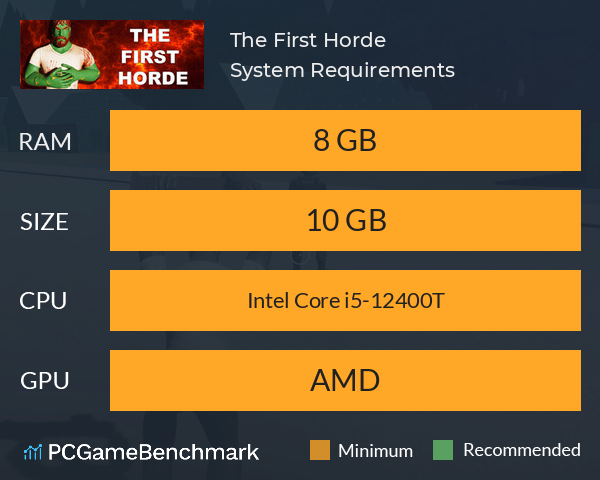 The First Horde System Requirements PC Graph - Can I Run The First Horde