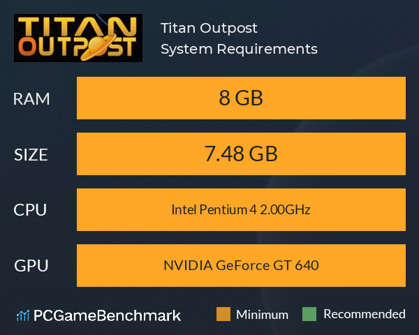 Titan Outpost System Requirements PC Graph - Can I Run Titan Outpost