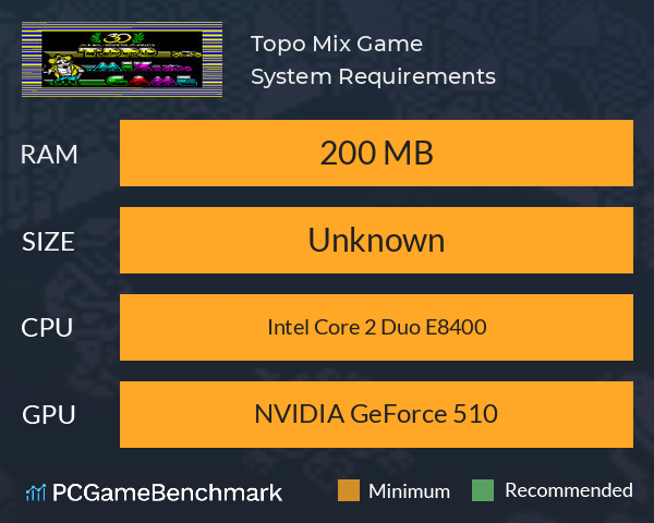 Topo Mix Game System Requirements PC Graph - Can I Run Topo Mix Game