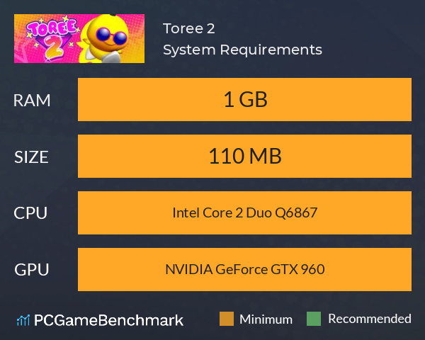 Toree 2 System Requirements PC Graph - Can I Run Toree 2