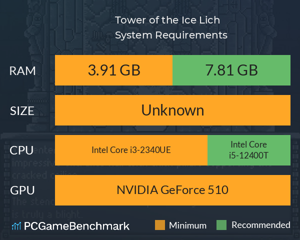 Tower of the Ice Lich System Requirements PC Graph - Can I Run Tower of the Ice Lich