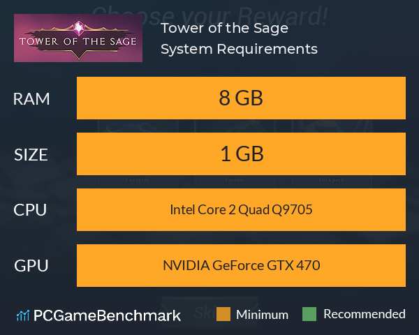 Tower of the Sage System Requirements PC Graph - Can I Run Tower of the Sage