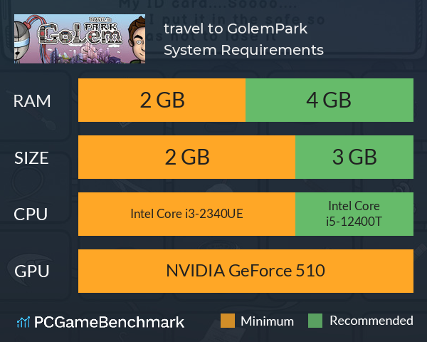 travel to GolemPark System Requirements PC Graph - Can I Run travel to GolemPark