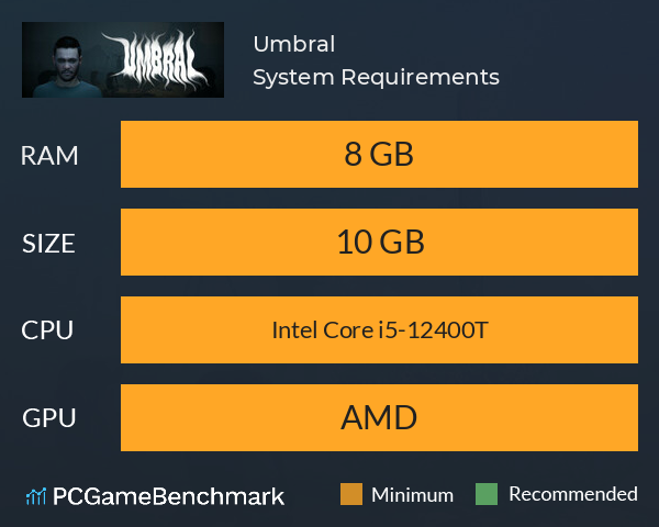 Umbral System Requirements PC Graph - Can I Run Umbral