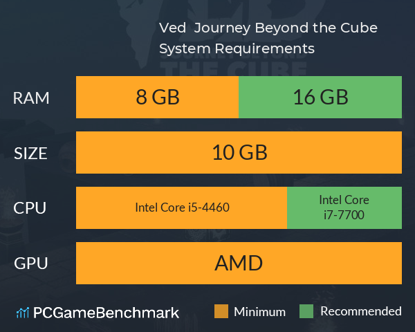 Ved : Journey Beyond the Cube System Requirements PC Graph - Can I Run Ved : Journey Beyond the Cube