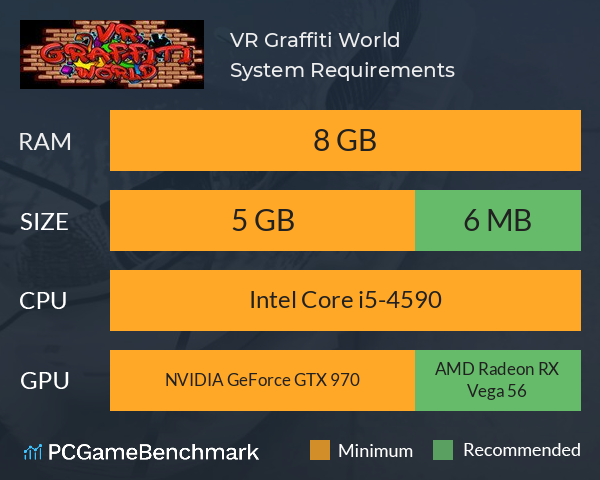 VR Graffiti World System Requirements PC Graph - Can I Run VR Graffiti World