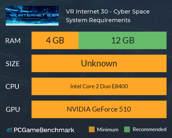 VR Internet 3.0 - Cyber Space System Requirements PC Graph - Can I Run VR Internet 3.0 - Cyber Space