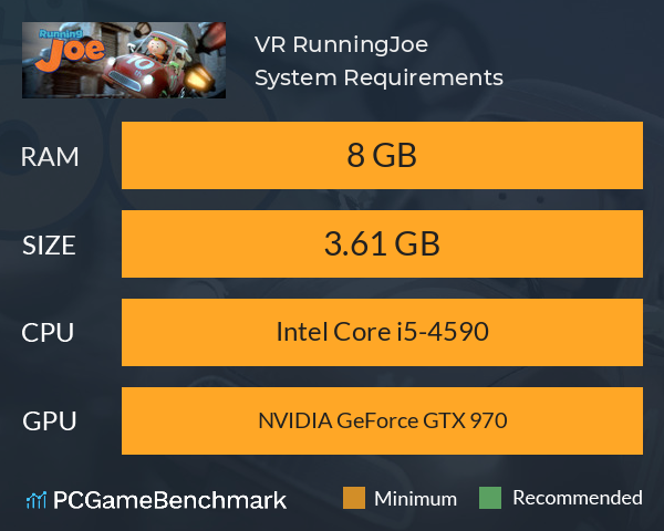 VR RunningJoe System Requirements PC Graph - Can I Run VR RunningJoe