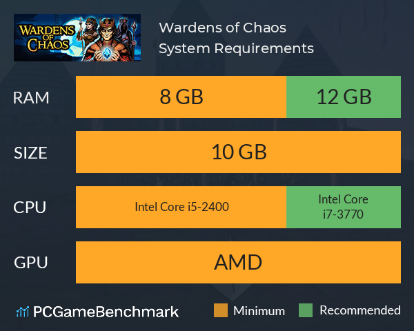 Wardens of Chaos System Requirements PC Graph - Can I Run Wardens of Chaos