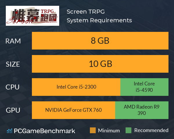 帷幕跑团 Screen TRPG System Requirements PC Graph - Can I Run 帷幕跑团 Screen TRPG