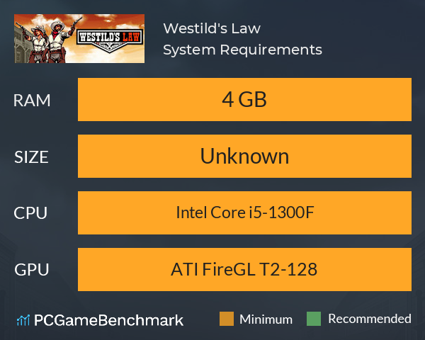 Westild's Law System Requirements PC Graph - Can I Run Westild's Law