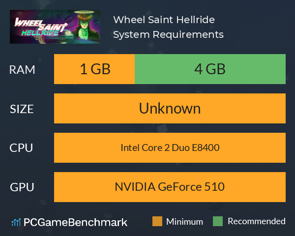 Wheel Saint: Hellride System Requirements PC Graph - Can I Run Wheel Saint: Hellride