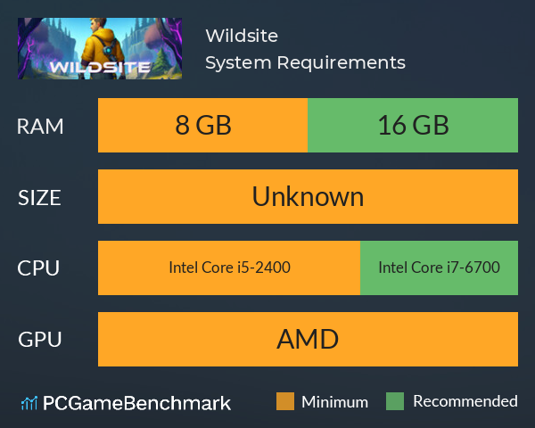 Wildsite System Requirements PC Graph - Can I Run Wildsite