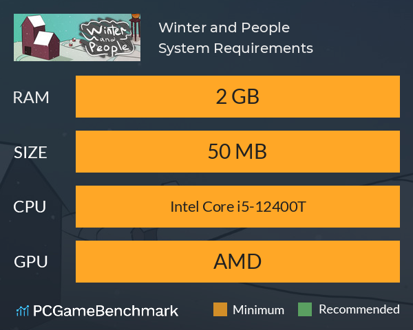 Winter and People System Requirements PC Graph - Can I Run Winter and People