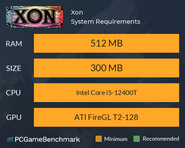 Xon System Requirements PC Graph - Can I Run Xon