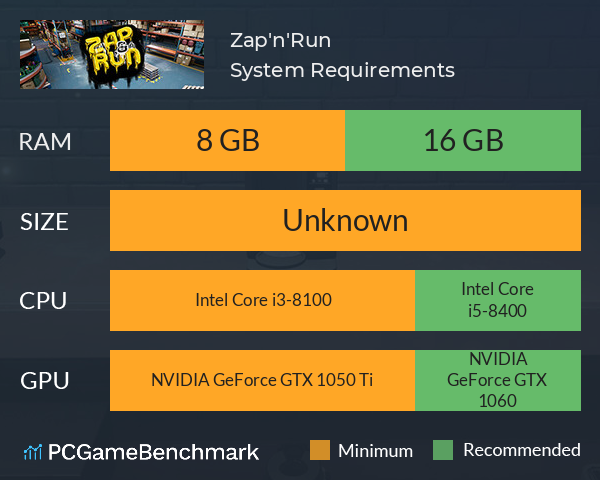 Zap'n'Run System Requirements PC Graph - Can I Run Zap'n'Run